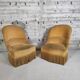 Paire de fauteuils crapaud