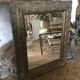 Antique gold mirror