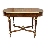 Napoleon III middle table with stretcher