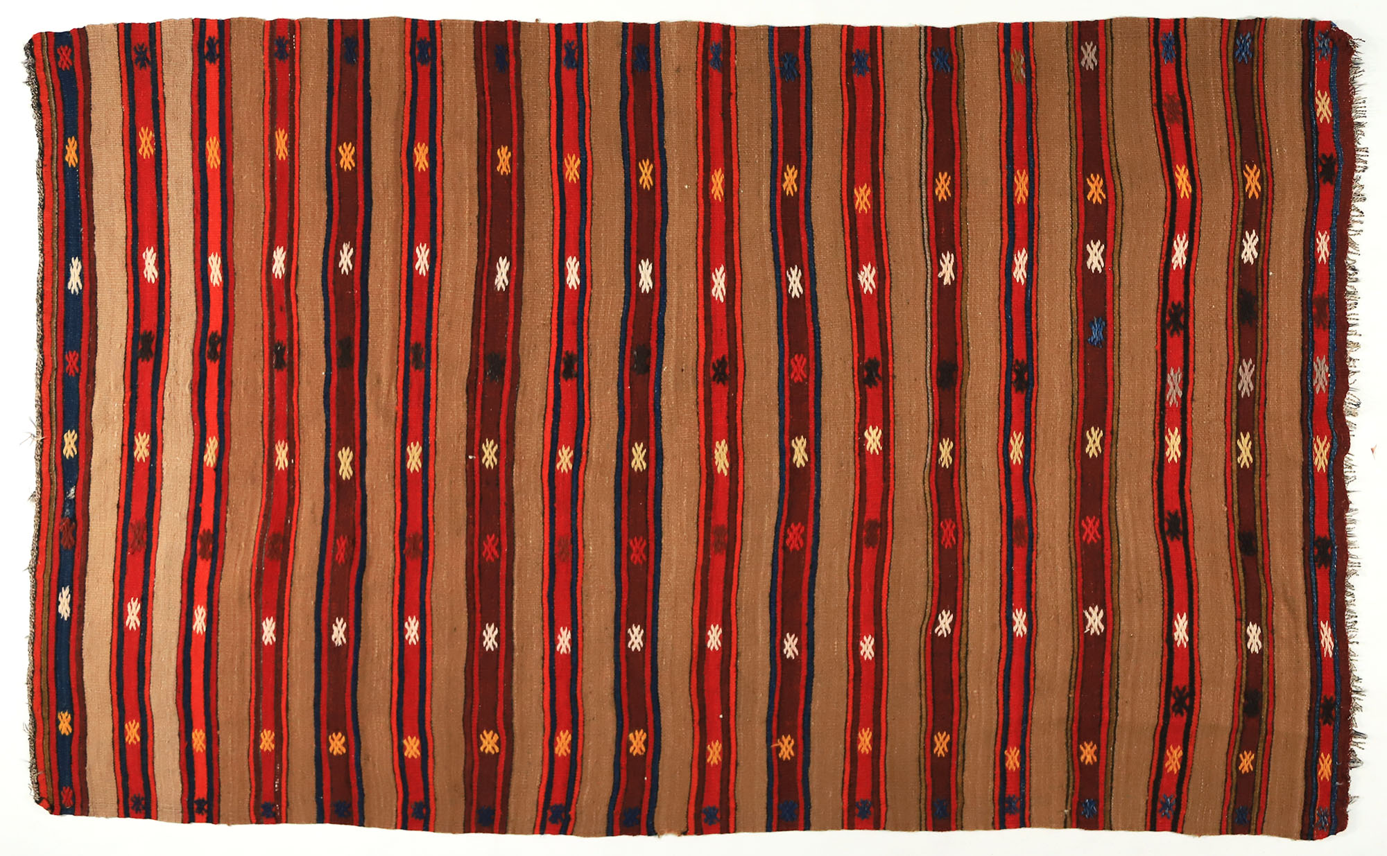Anatolian handmade kilim rug 240 cm x 151 cm