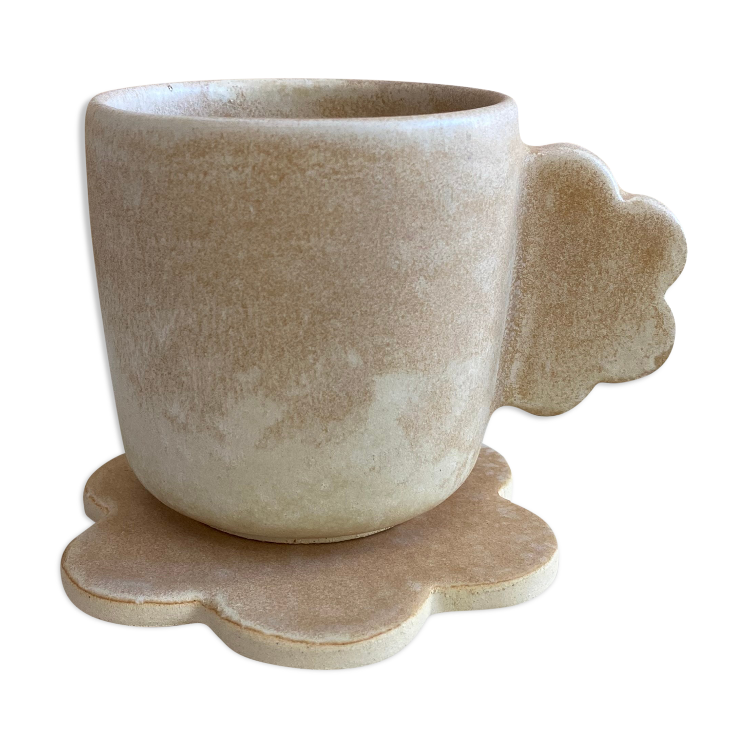 Flower cup with cup - Vagabonde Création
