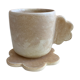 Flower cup with cup - Vagabonde Création