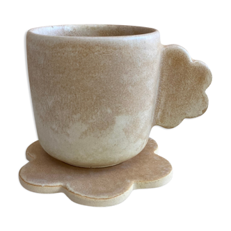 Flower cup with cup - Vagabonde Création