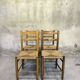 Set of four vintage chairs
