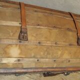Antique curved transport trunk circa 1900 B.Vinay