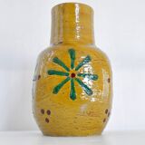 Vintage italian vase 1950 ceramic by aldo londi for bitossi 50s 1950s