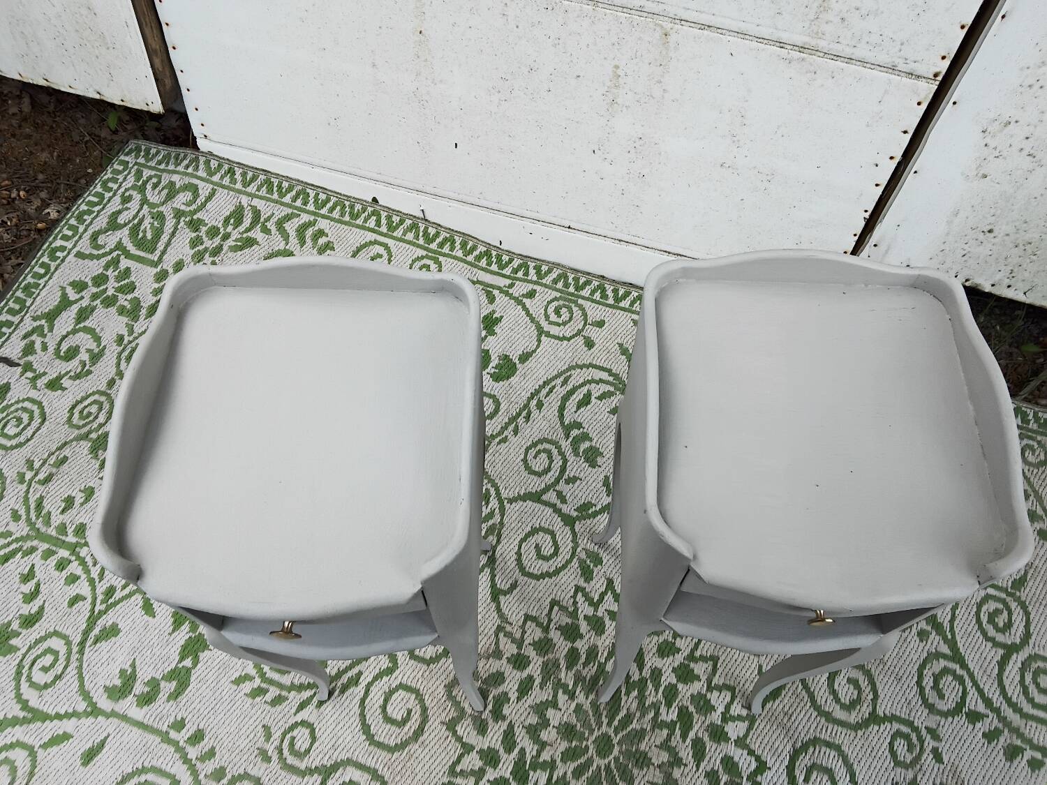 Pair of small bedside tables