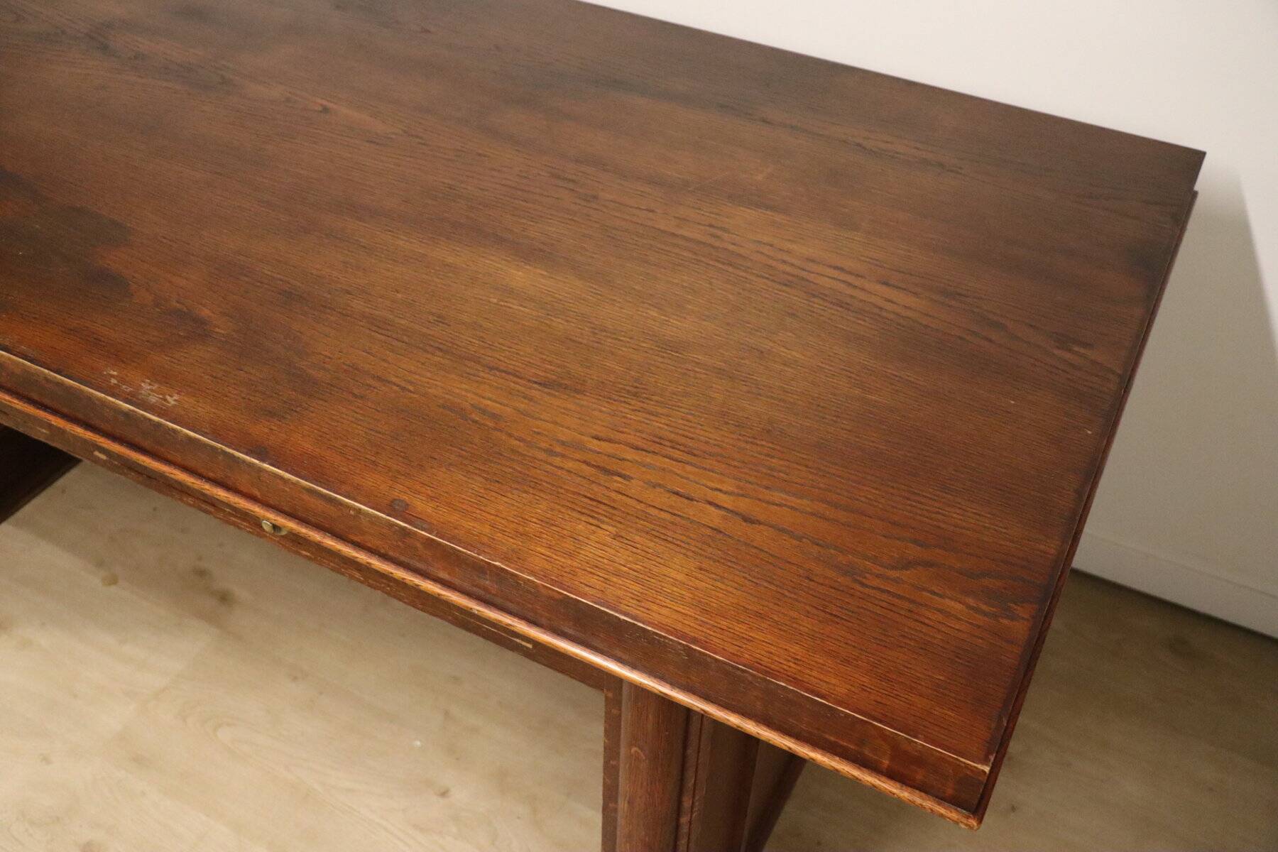 Bureau Moderniste en chêne époque Art Déco, 1940