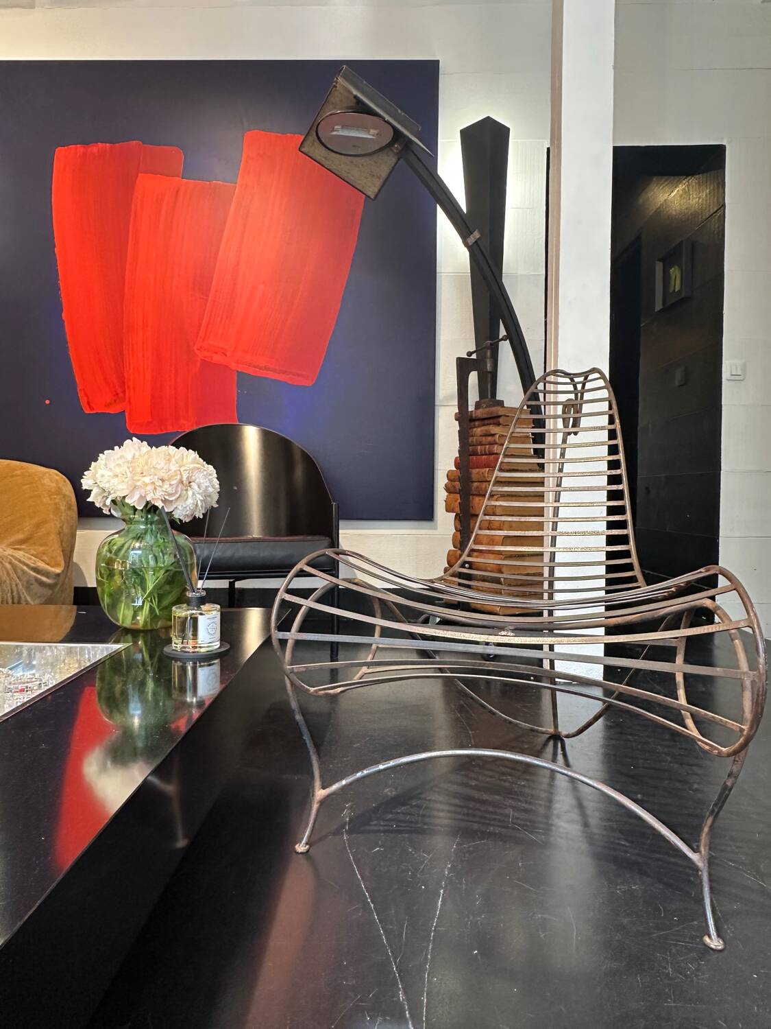 Spine chair by André Dubreuil, 1st edition