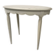 Art Deco style guéridon in patinated beech, 20th century.