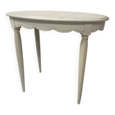 Guéridon de style Art Déco en hetre patiné XX siècle