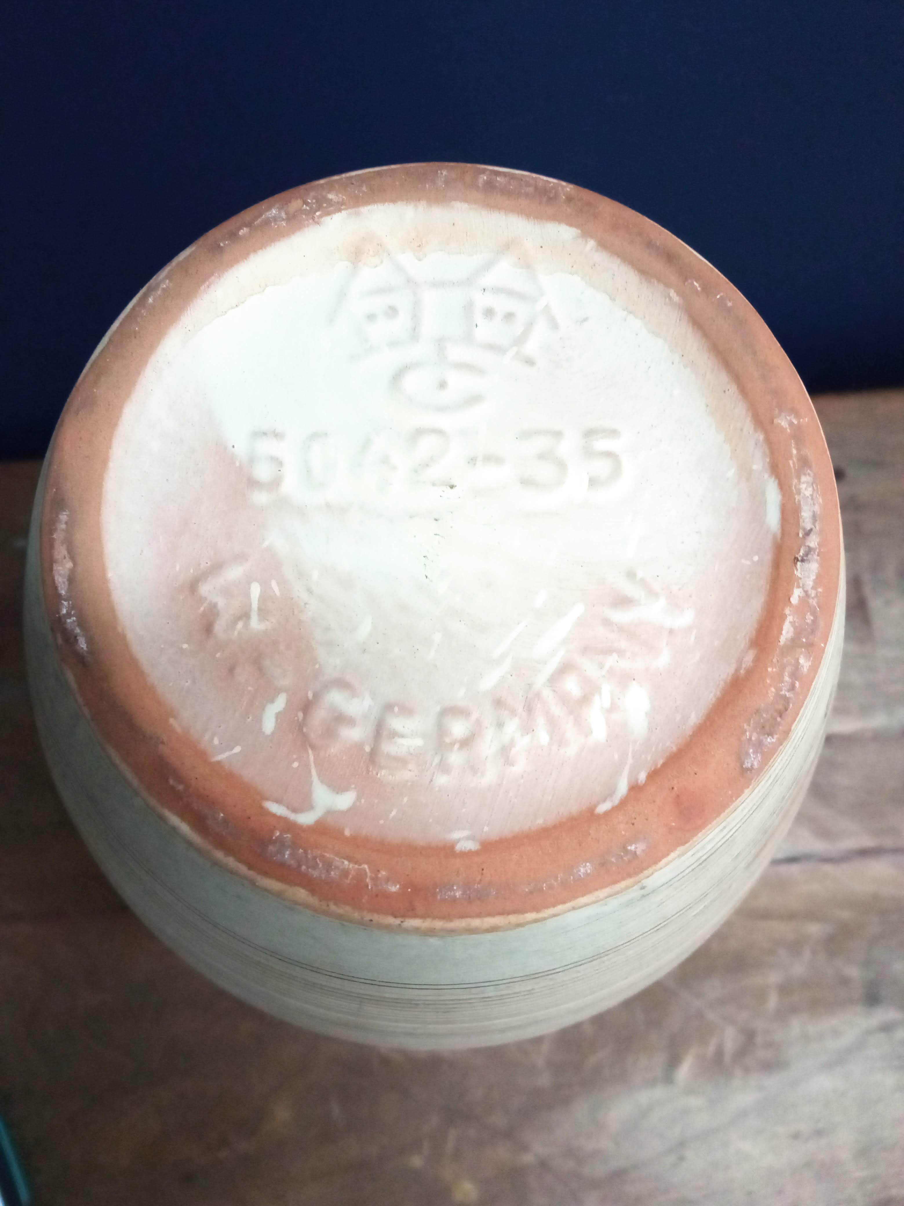 German modernist ceramic vase Carstens