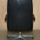 Vintage executive swivel office chair De Sede DS35 - mid-century leather
