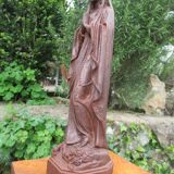 Cast iron statue of the Virgin Mary