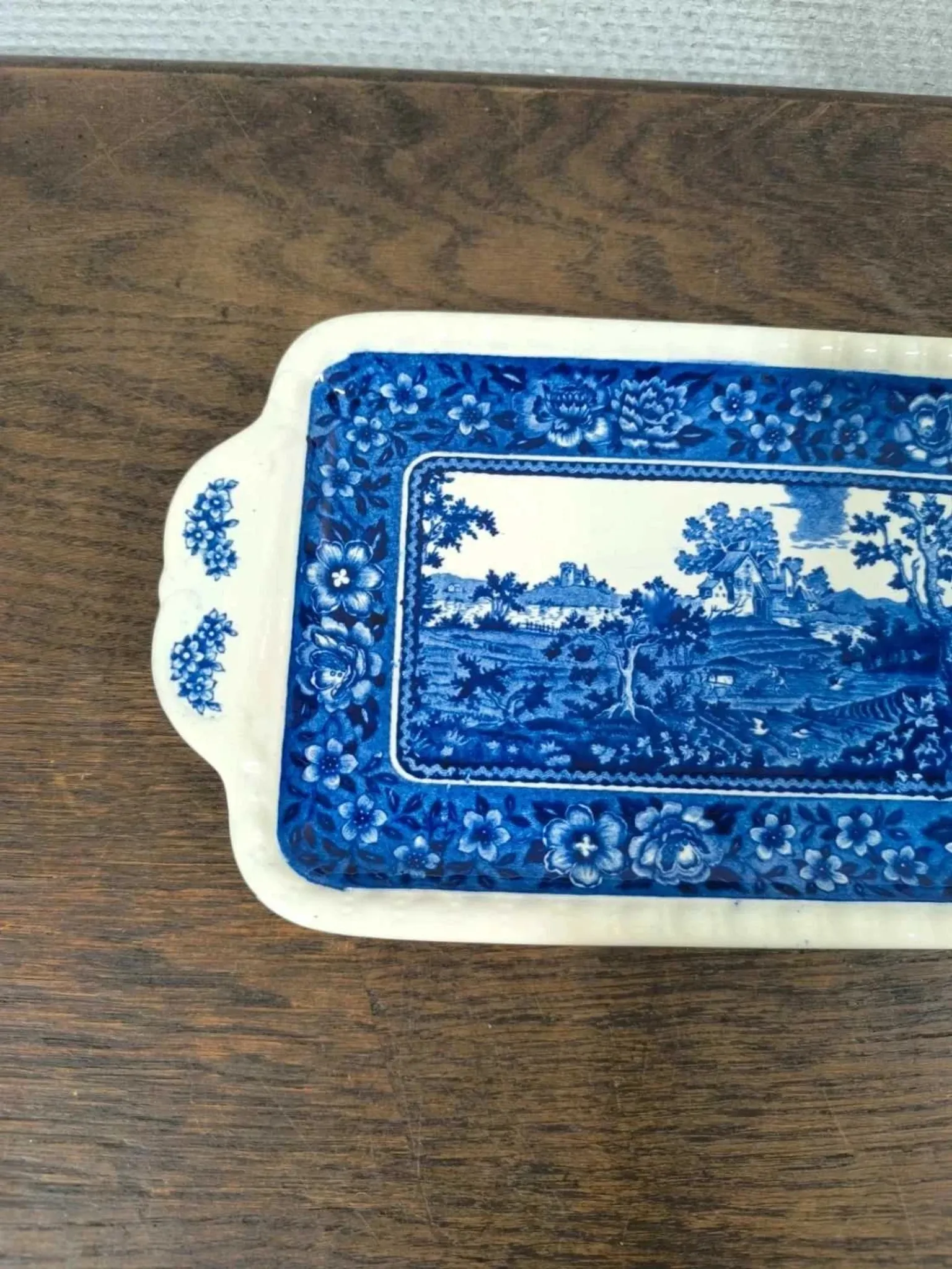 Rectangular cake dish Villeroy and Boch Rusticana blue