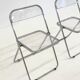 Set of 2 Plia folding chairs by Giancarlo Piretti for Anonima Castelli