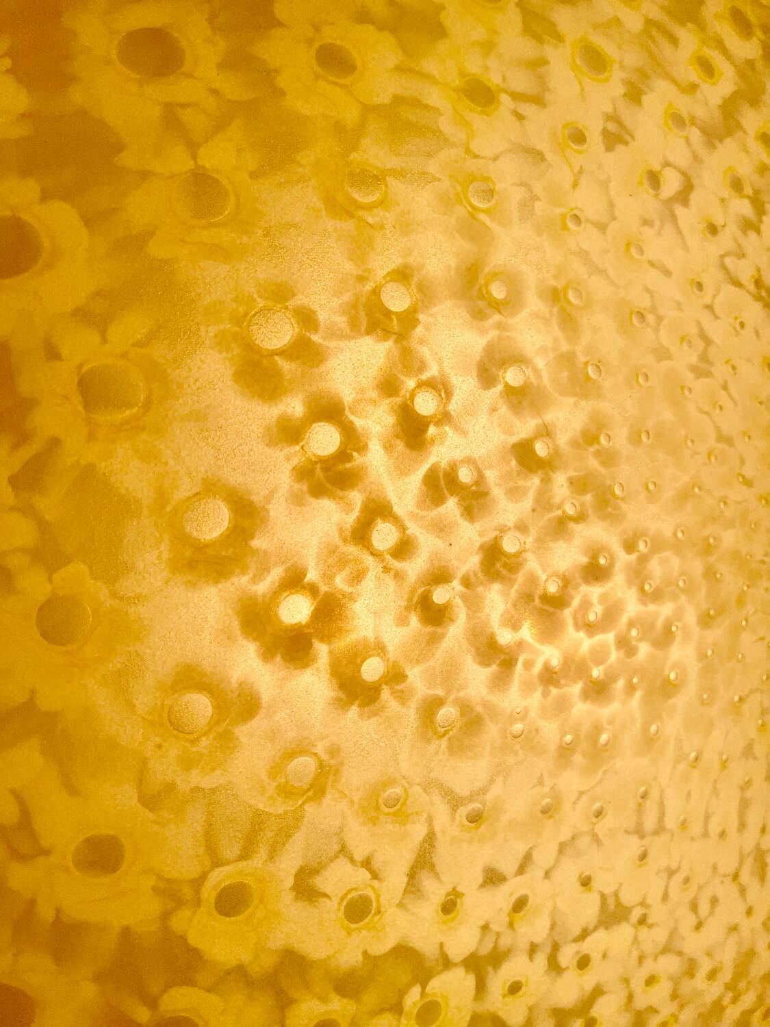 Barovier Toso ceiling light, mille-fleurs design, Murano glass, Italy, 1970