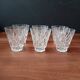6 small 8 cl glasses in VMC glass Reims France vintage