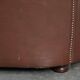 Canapé chesterfield 2,5 places en cuir de vachette vintage au look robuste