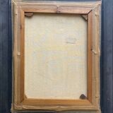 Painting "Orientalist Landscape" by Ch. L. Smets, frame