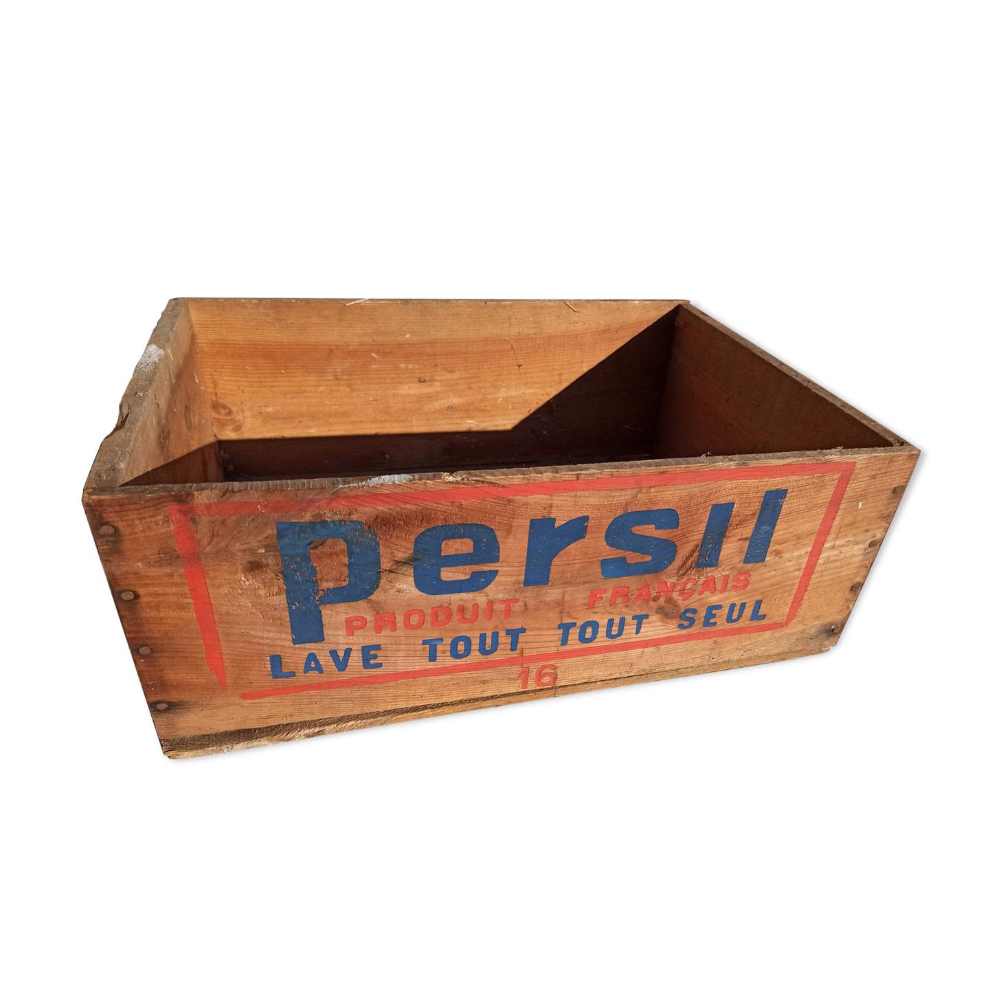 Wooden advertising parsley box