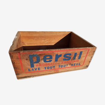 Wooden advertising parsley box