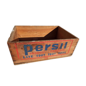 Wooden advertising parsley box