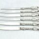 GEORGES FLAKENBERG - 6 SILVER FRUIT KNIVES