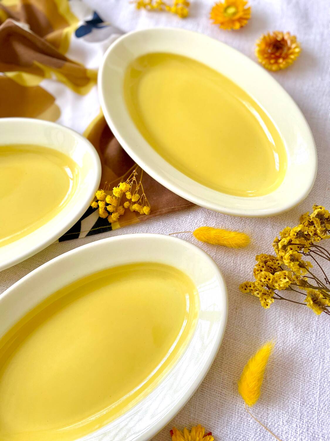 Set of 3 vintage ravines Salins Soleil collection