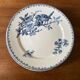 Flat plates Sarreguemines Terre de Fer model Blue Favorite