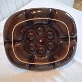Very nice serving dish for crudités/appetisers in ceramic in very good condition.