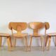 set x4 dining chairs Pastoe SB02