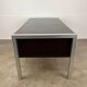 1970s coffee table in teak and aluminium