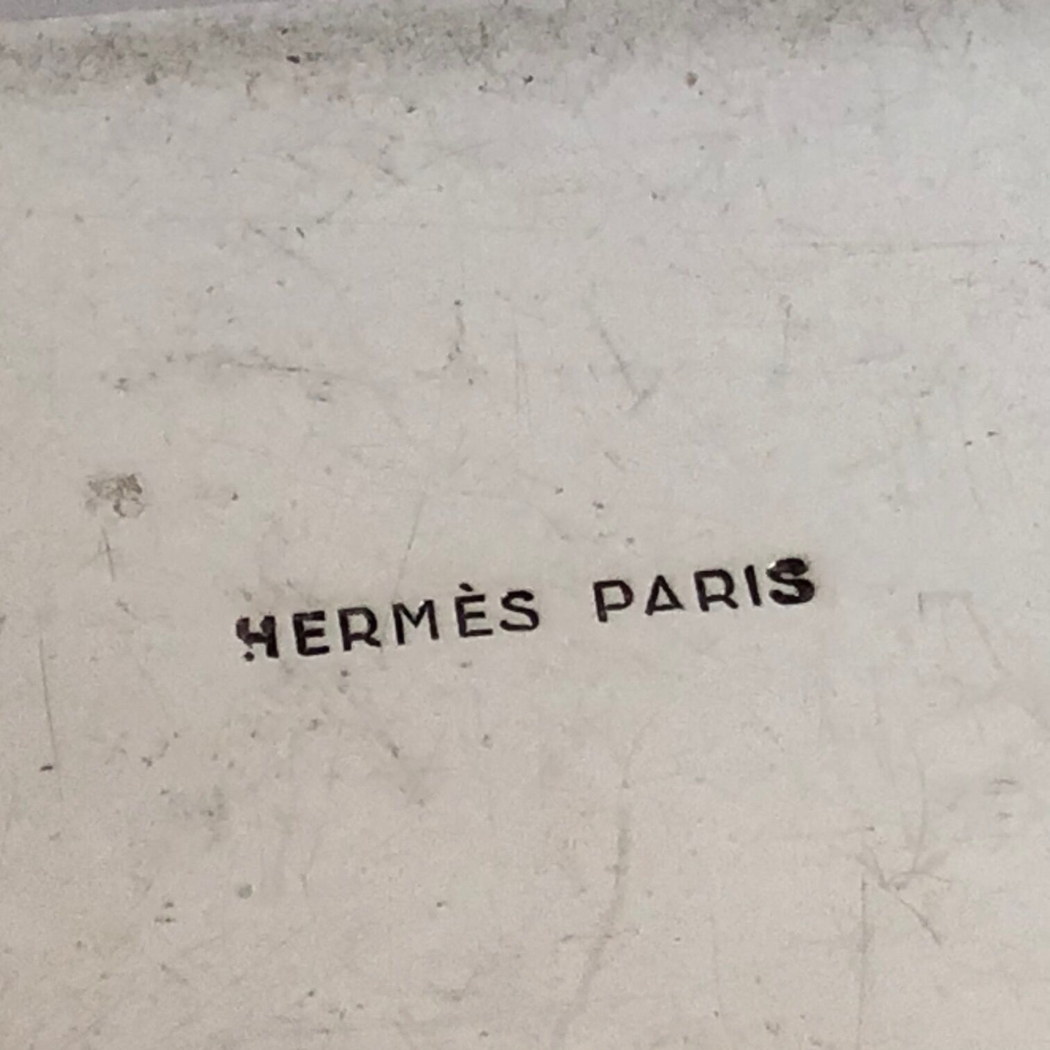 Small box stores silver Hermes matches, 1970 (rare)