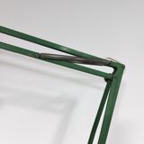 Lampe de bureau à bras oscillant vert réglable d’architecte, années 1970