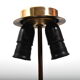 Fine Danish Bakelite and Brass Table Lamp 1930s