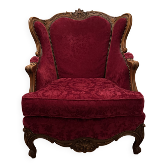 Fauteuil Louis XIV Vintage Antique