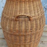 wicker laundry basket