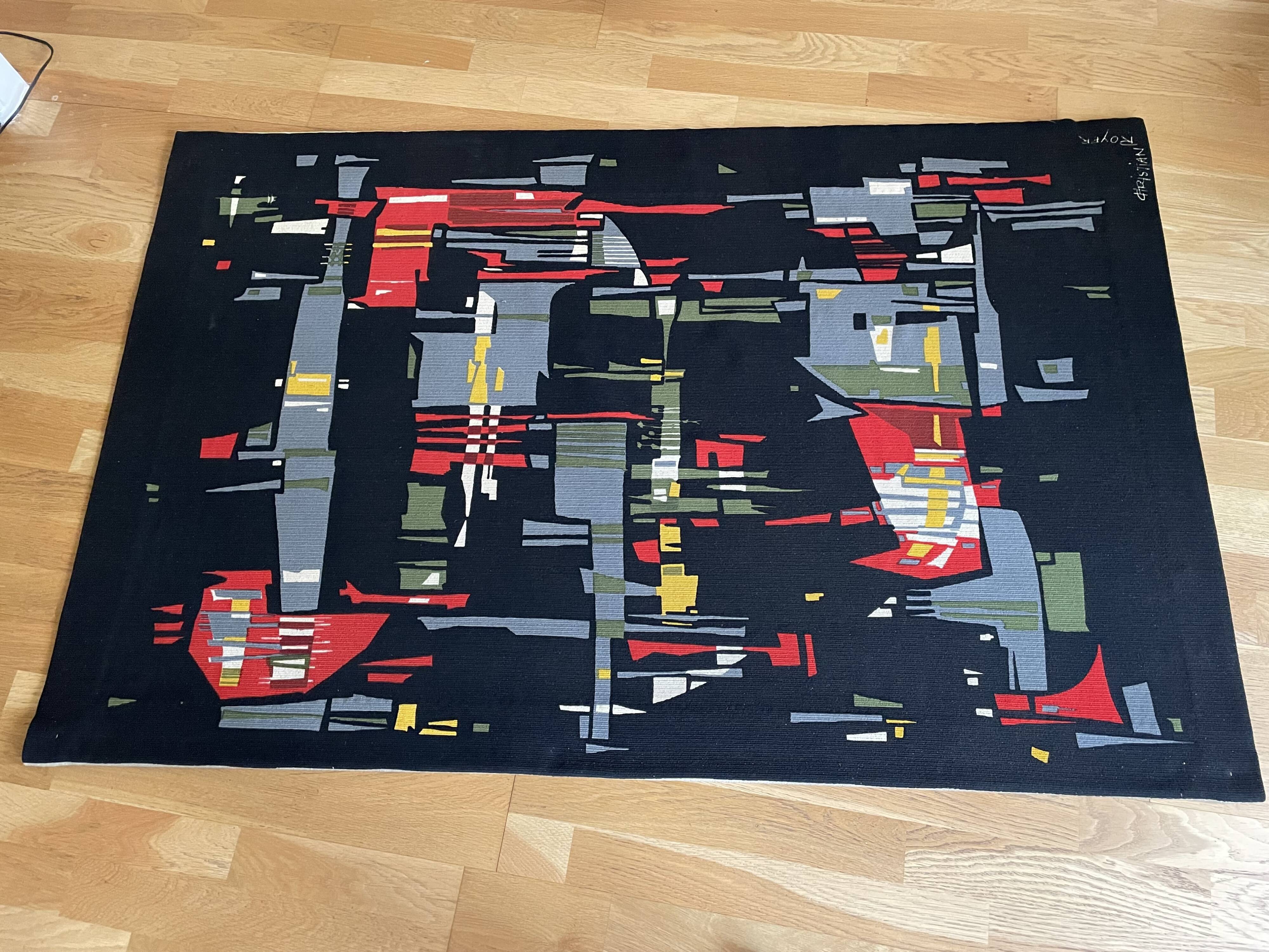 wall tapestry 1950s/60s Christian Royer