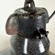Large Industrial Grey Enamel Factory Lamp with Cast Iron Top, 1960s