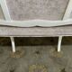 Louis XV taupe and cream style sofa