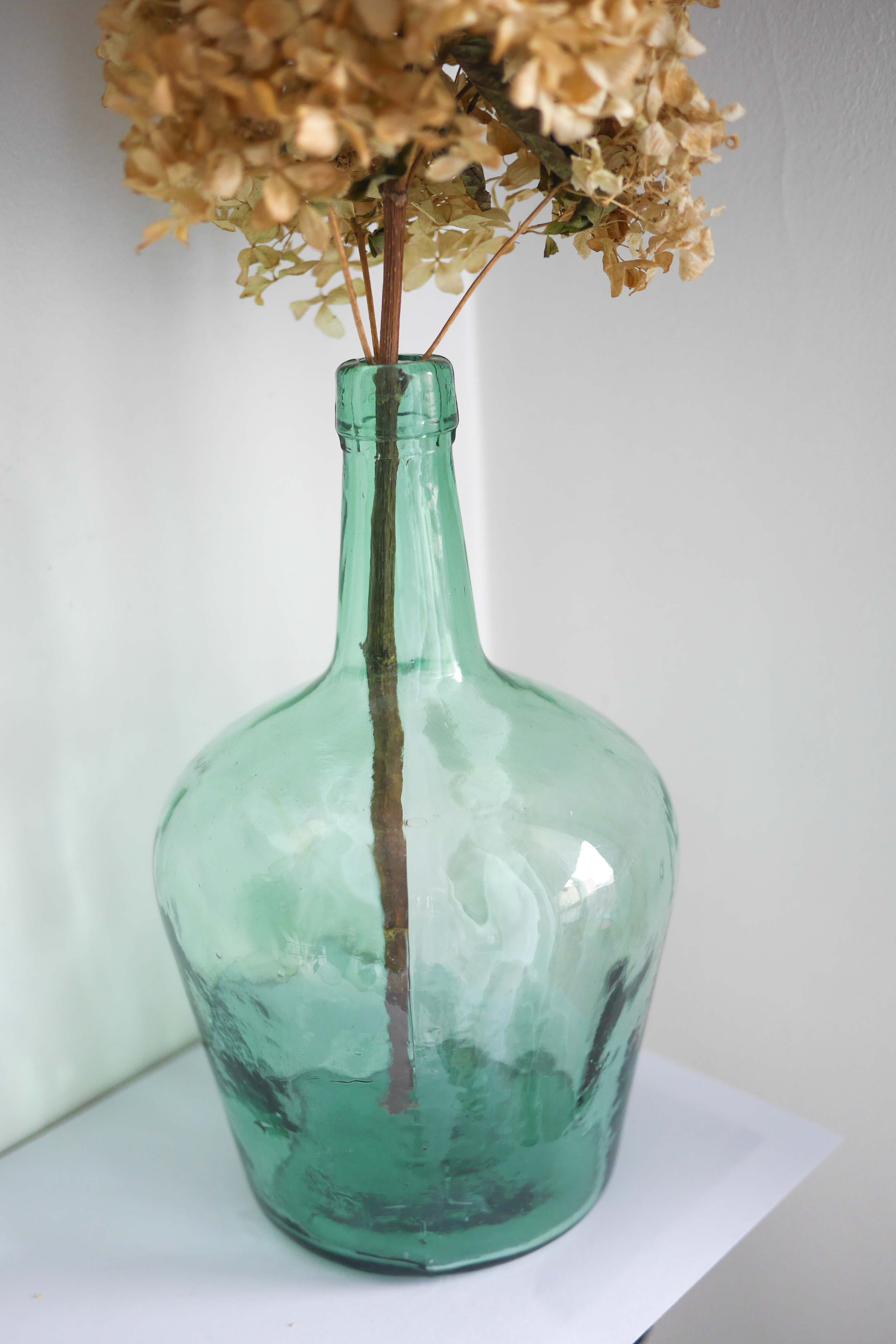 Green water demijohn