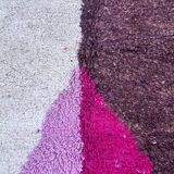 Handmade traditional Moroccan wool rug size 150 x 250 cm.