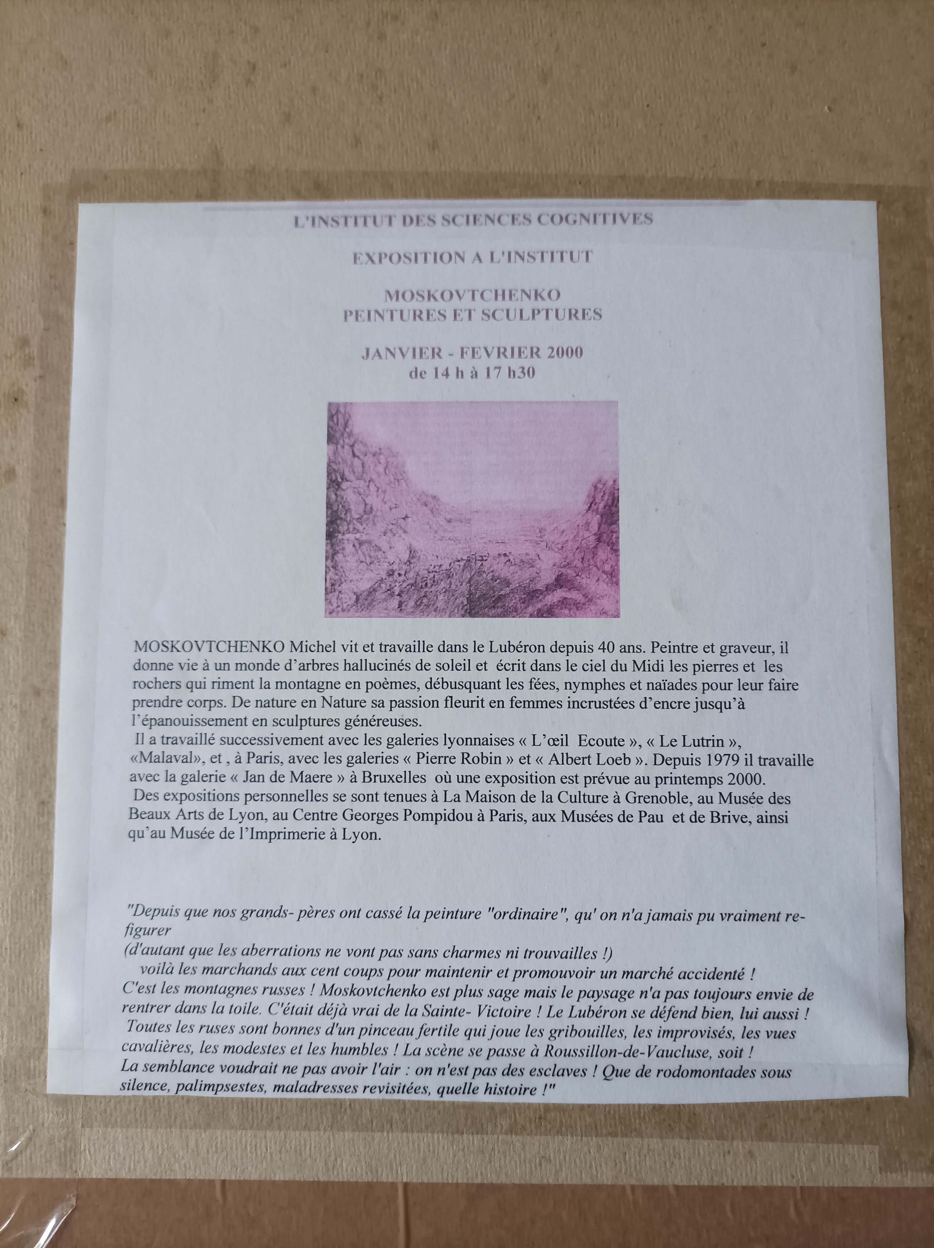 Michel Moskovchenko pastel painting Female Nude