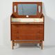 Scandinavian teak vanity chest, 1950s/60s