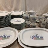 Pond patterned dish set