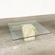 Italian travertine coffee table from Artedi, 1970s