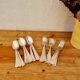 Set of 11 Art Deco silver-plated forks and spoons
