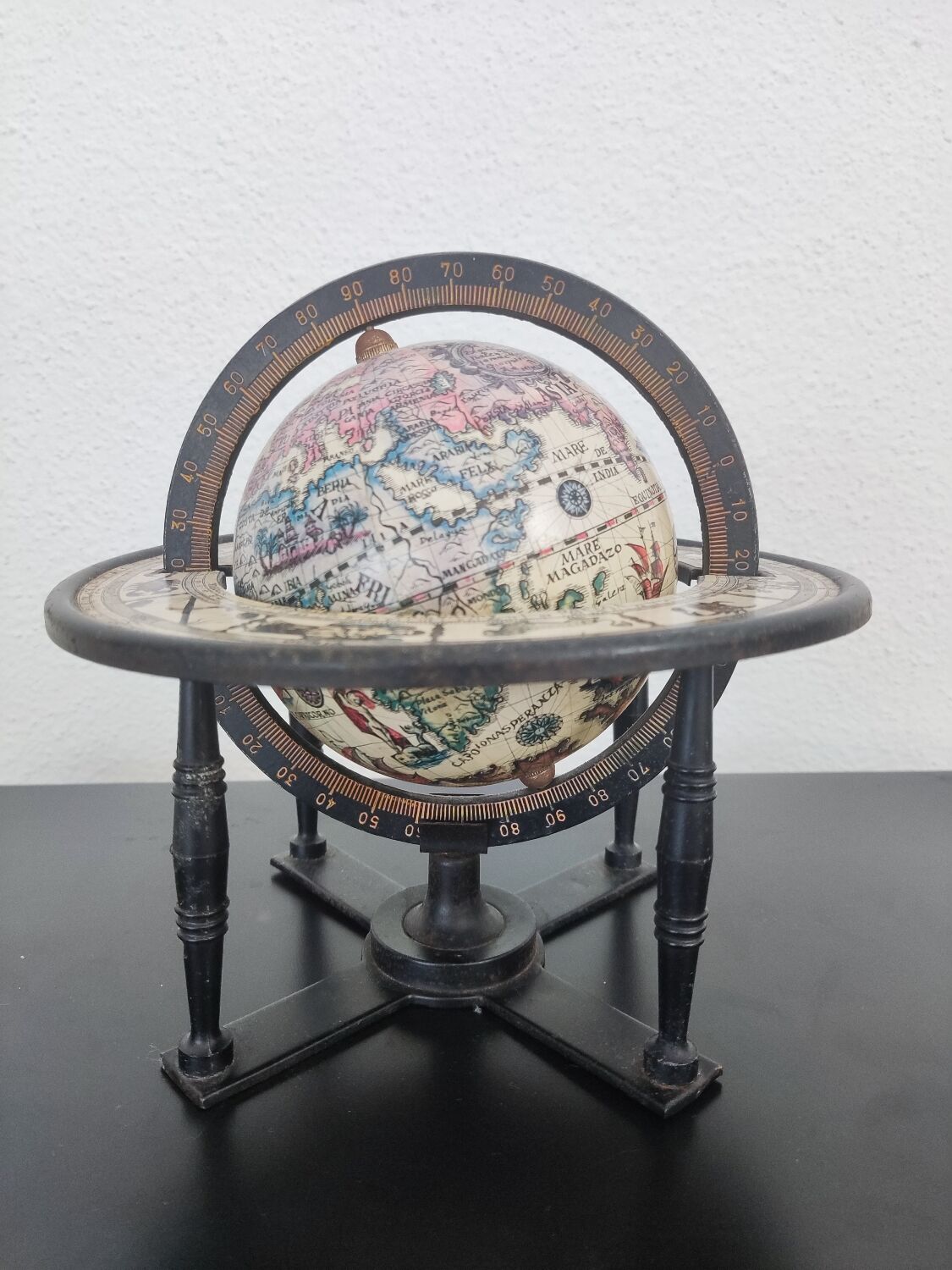 Vintage zodiac globe