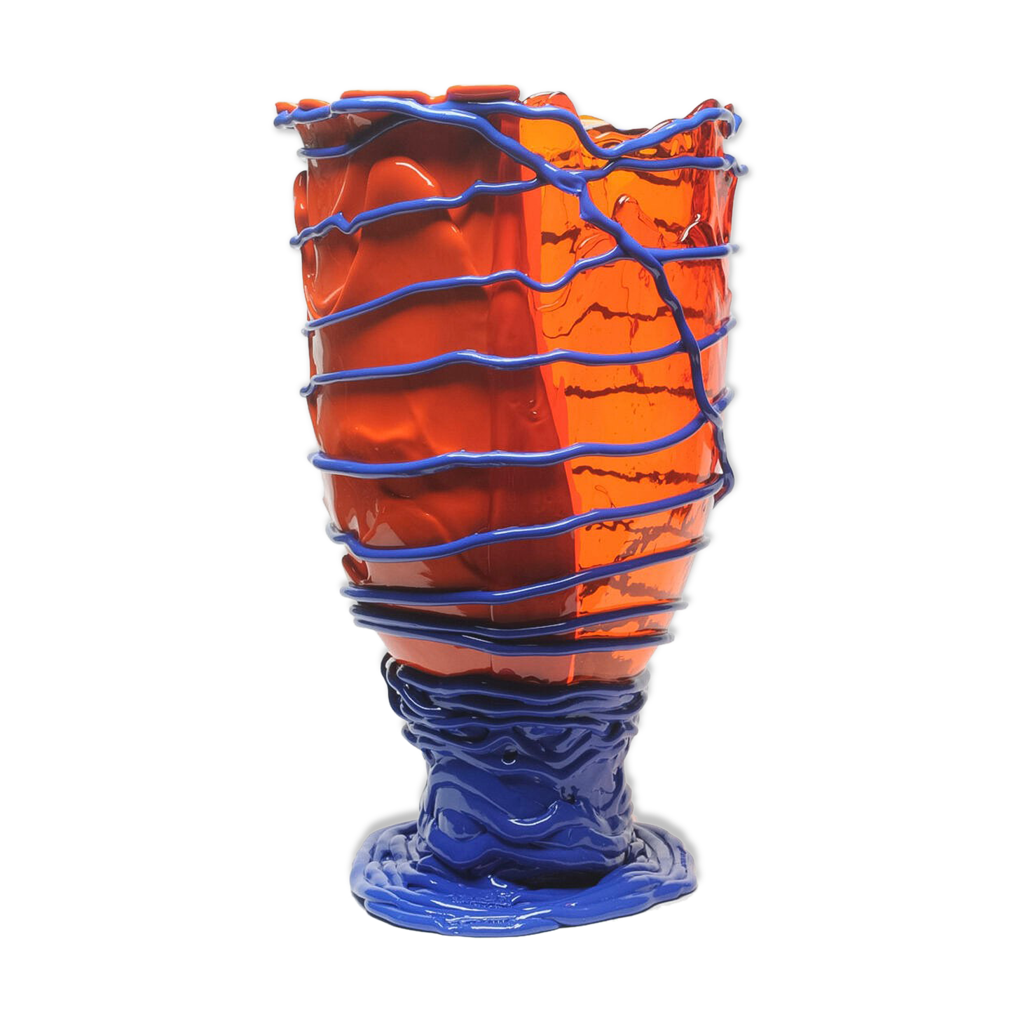 Pomitu II resin vase by Gaetano Pesce - Fish Design